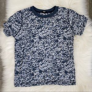 Monrow mini boys navy vintage feel t shirt size 8